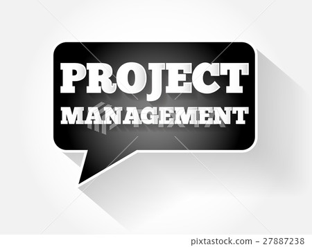 Project Management text message bubble 27887238