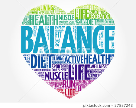 BALANCE heart word cloud BALANCE heart word cloud 27887248