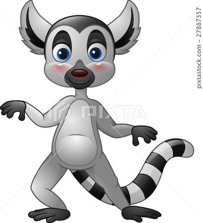 Cartoon funny lemur Cartoon funny lemur 27887357