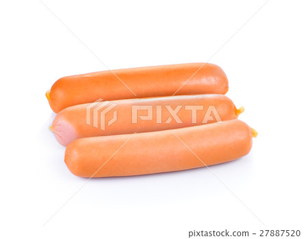 sausage on white backgrund 27887520