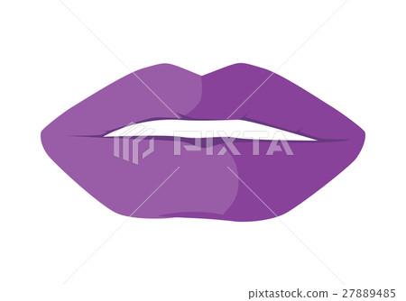 Womens Smile with Shining White Teeth Vector 27889485