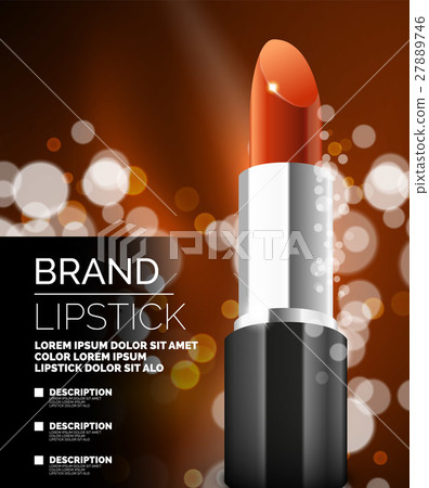Lipstick cosmetic advertising background Lipstick cosmetic advertising background 27889746