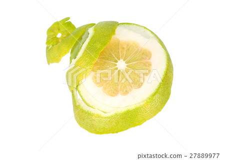 Green orange fruit isolated on white background Green orange fruit isolated on white background 27889977