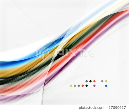 Vector shiny wave abstract background - Stock Illustration [27890617 ...
