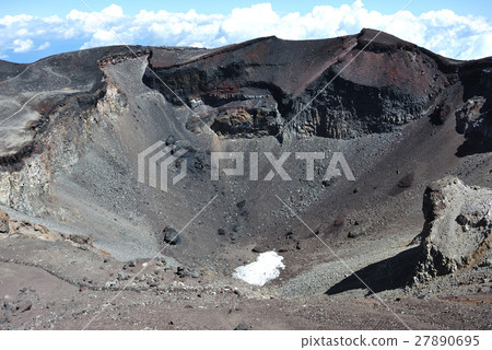 從富士山肯高峰到火山口牆 從富士山肯高峰到火山口牆 27890695
