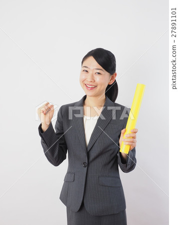 有警棒的女商人 27891101