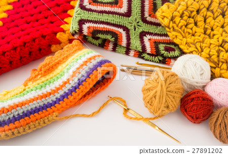 Knitting wool yarn coldness measures fashion item hand-knitting winter 27891202