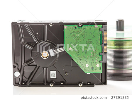 Hard disk drive and compact discs 27891885