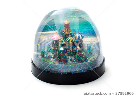 Snow-globe with Moscow St.Basil cathedral. 27891906