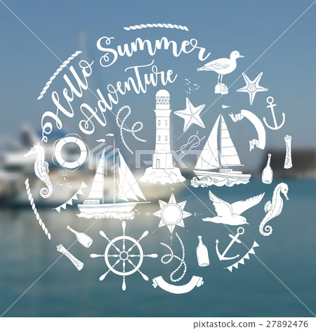 Nautical sea composition Nautical sea composition 27892476