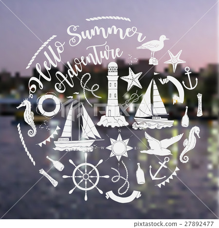 Nautical  sea composition  27892477