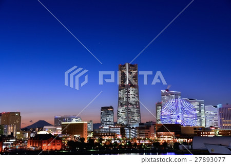 Minatomirai night view Minatomirai night view 27893077