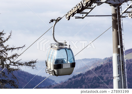 Ski lift cable booth or car, Ropeway and cableway Ski lift cable booth or car, Ropeway and cableway 27893199