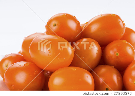 Virgin tomato on a white background 27893573