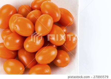 Virgin tomato on a white background 27893579