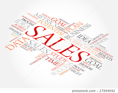 Sales word cloud Sales word cloud 27894692