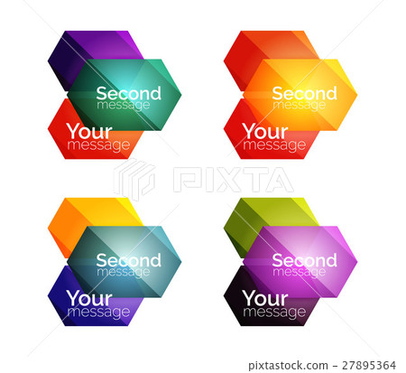 Vector shiny blank web option boxes - Stock Illustration [27895364] - PIXTA
