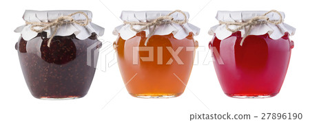 delicious jam in the pot 27896190