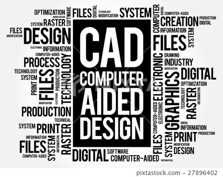 CAD - Computer Aided Design word cloud CAD - Computer Aided Design word cloud 27896402