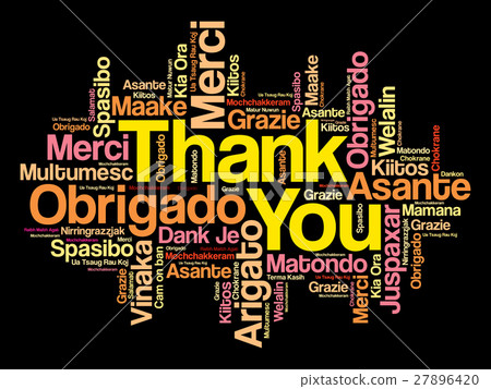 Thank You word cloud in different languages Thank You word cloud in different languages 27896420