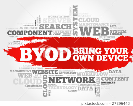 BYOD - Bring Your Own Device - Stock Illustration [27896443] - PIXTA