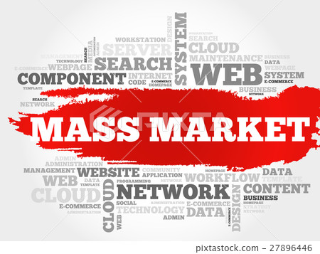 Mass Market word cloud 27896446
