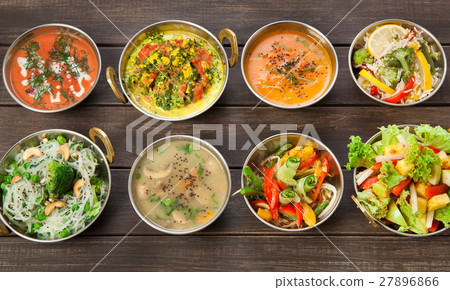 Vegan and vegetarian indian cuisine hot spicy 27896866