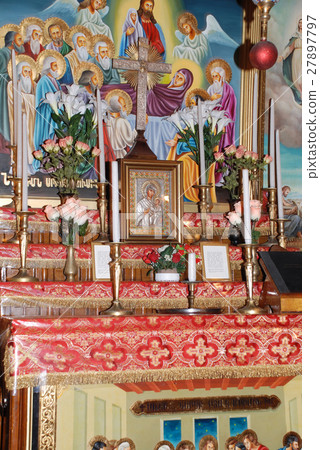 Altar in orthodox christian church, Jerusalem 27897797