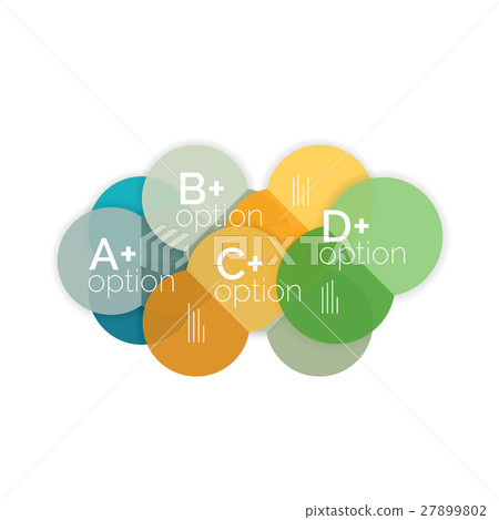 Circle business option diagrams - Stock Illustration [27899802] - PIXTA