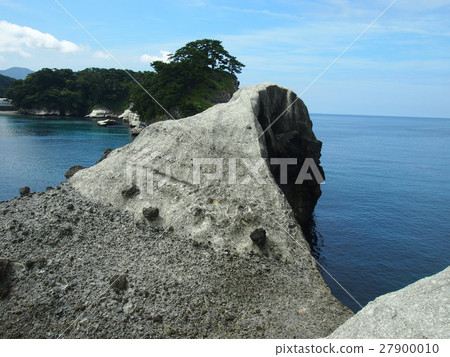 伊豆半島Dodogashima島的懸崖 伊豆半島Dodogashima島的懸崖 27900010