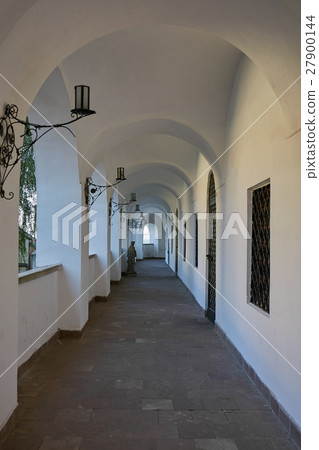 Hallway with arcs. Palanok castle. Mukachevo Hallway with arcs. Palanok castle. Mukachevo 27900144