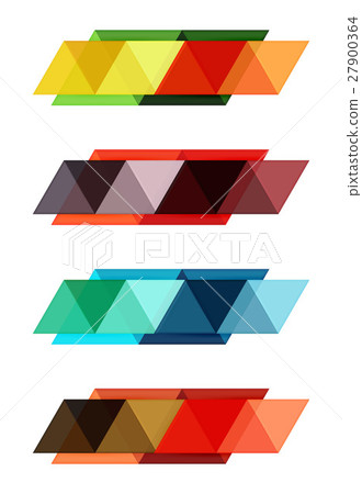 Blank triangle infographic backgrounds 27900364