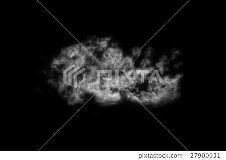 Textured Smoke,Abstract black,isolated on black 27900931