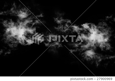 Textured Smoke,Abstract black,isolated on black 27900969