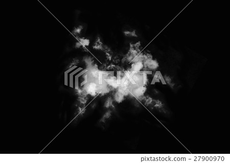 Textured Smoke,Abstract black,isolated on black  27900970