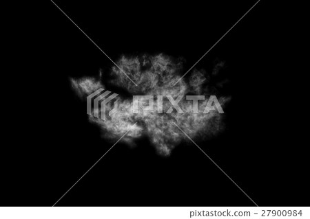 Textured Smoke,Abstract black,isolated on black  27900984