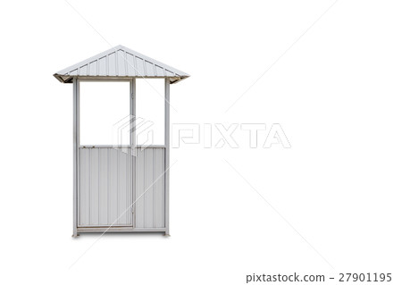 guardhouse isolated on white background 27901195