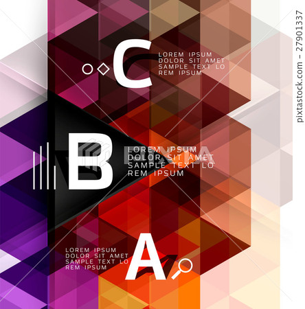 Vector geometric shape background Vector geometric shape background 27901337