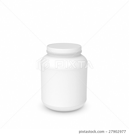 Rendering of white blank round can 27902977