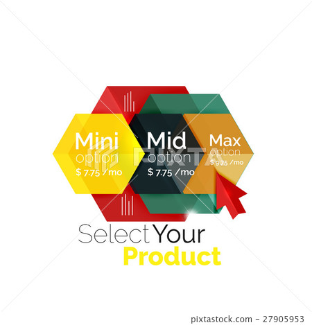 Option select template - Stock Illustration [27905953] - PIXTA