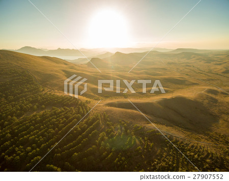 Aerial landscape in Crimea Aerial landscape in Crimea 27907552