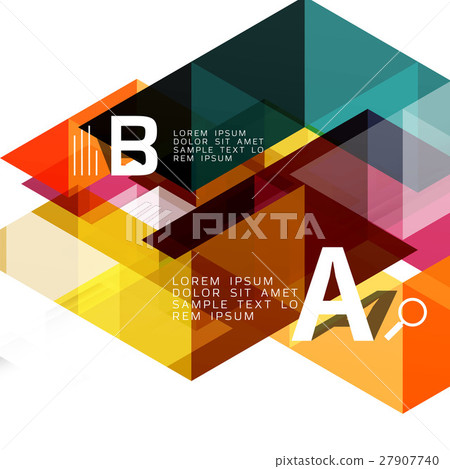 Vector geometric abstract background 27907740