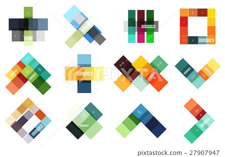 Vector blank stripes and lines infographics Vector blank stripes and lines infographics 27907947