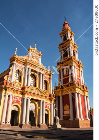 Church and belfry of Church Saint Francis in Salta Church and belfry of Church Saint Francis in Salta 27909630