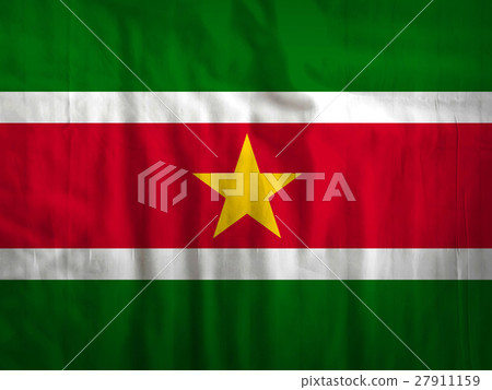 Suriname flag fabric texture textile Suriname flag fabric texture textile 27911159