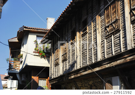 House of the old town of Nesebar in Bulgaria House of the old town of Nesebar in Bulgaria 27911592