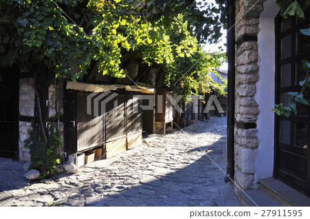 Street of the old town of Nesebar in Bulgaria Street of the old town of Nesebar in Bulgaria 27911595