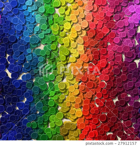 full spectrum rainbow multi colors buttons  27912157