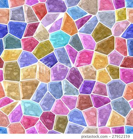 pastel spectrum colored marble irregular mosaic 27912159