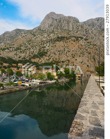 Kotor old city wall and moat ,Montenegro Kotor old city wall and moat ,Montenegro 27913039